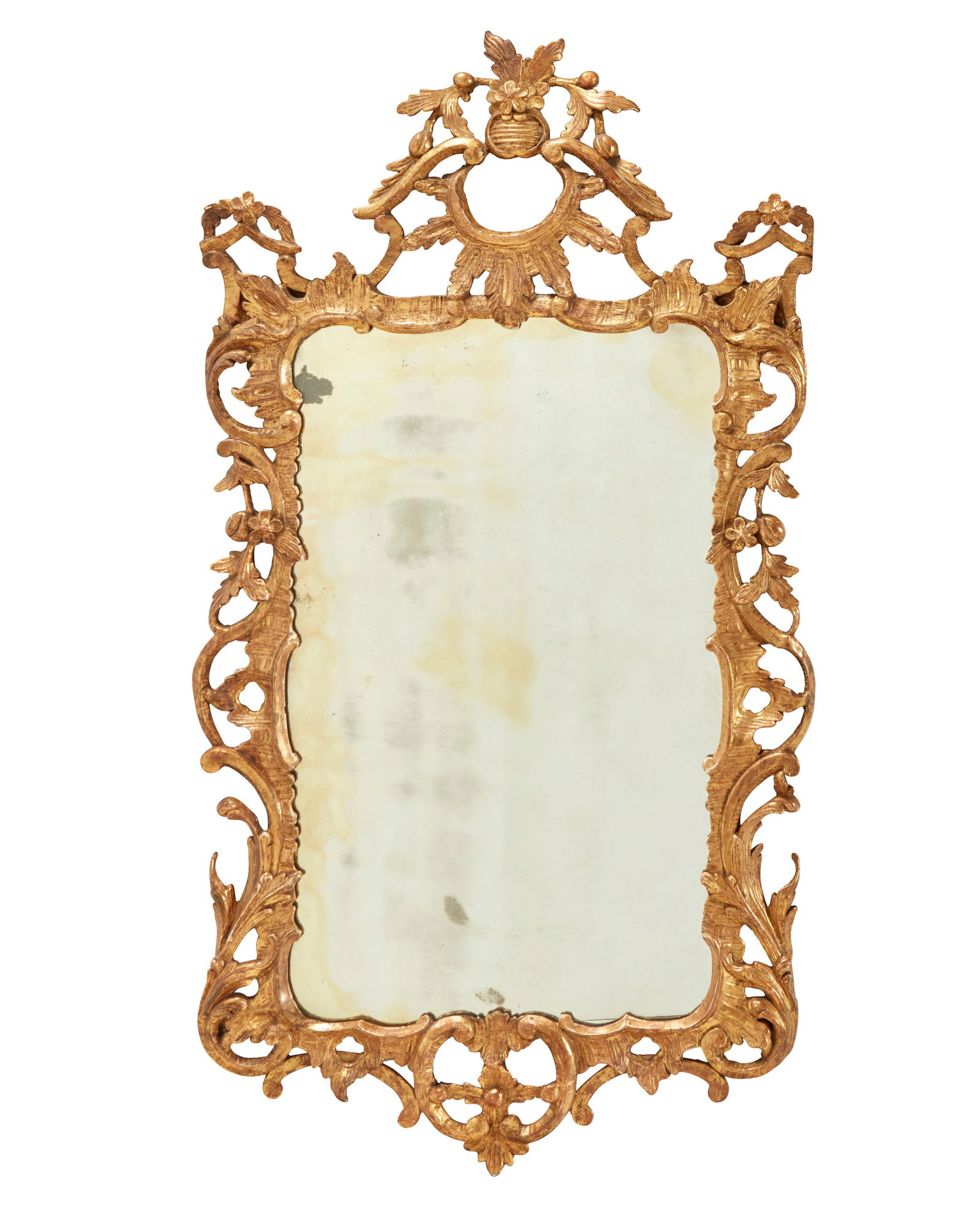 A George III carved giltwood wall mirror (1 of 5)