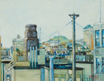 Edward Owens (20th Century), "High Fog Over San Francisco," 1926