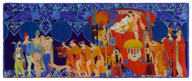 Andre Maurice Durenceau (1904-1985), "The Procession"