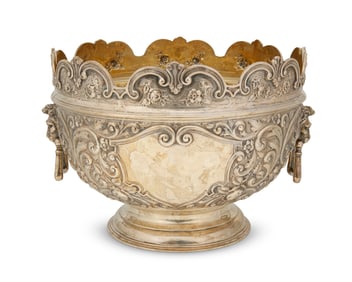 A Victorian sterling silver monteith