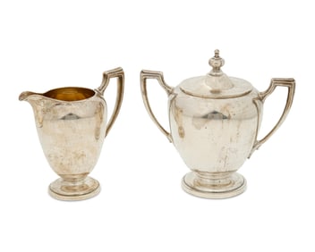 A Reed & Barton sterling silver coffee service