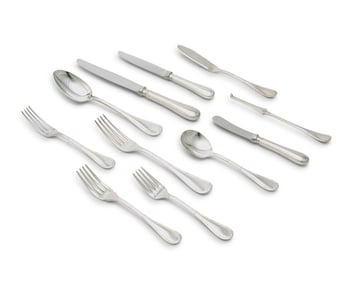 A Christofle silver-plated 'Rubans' flatware service