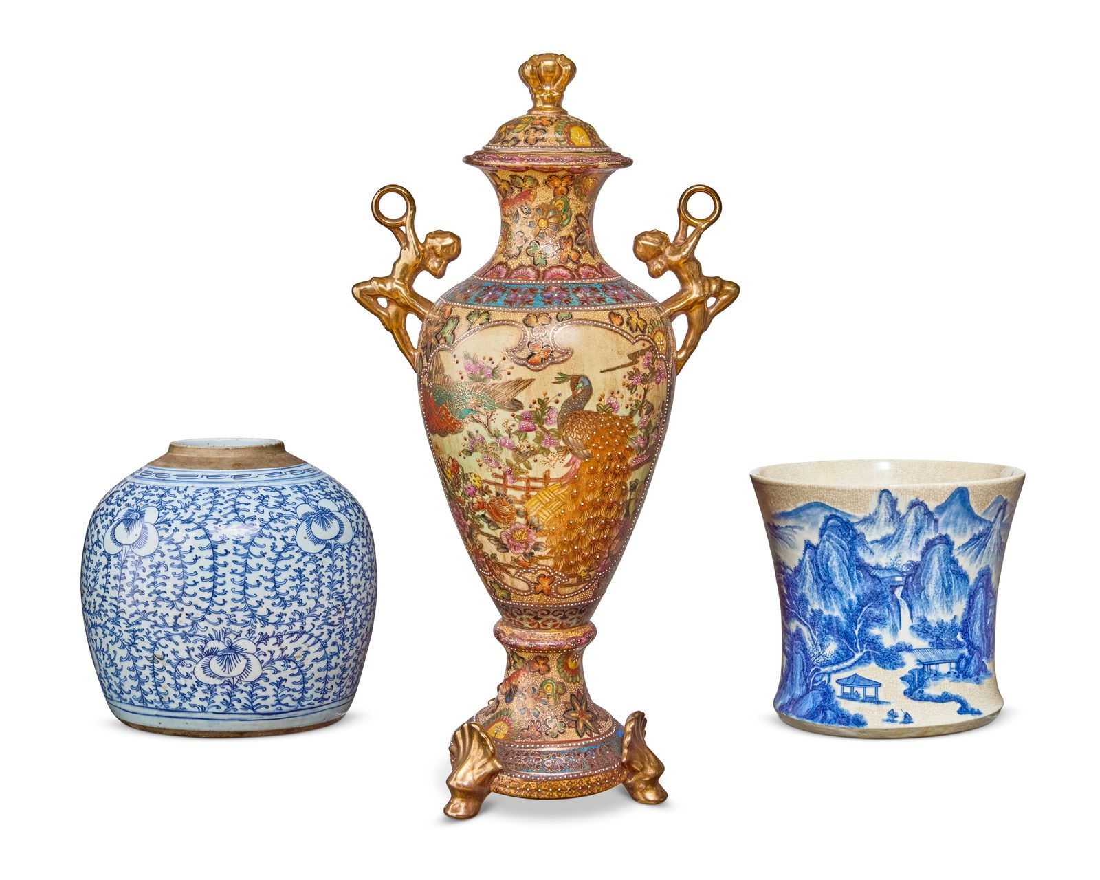 A group of three ceramic vessels (1 of 4)