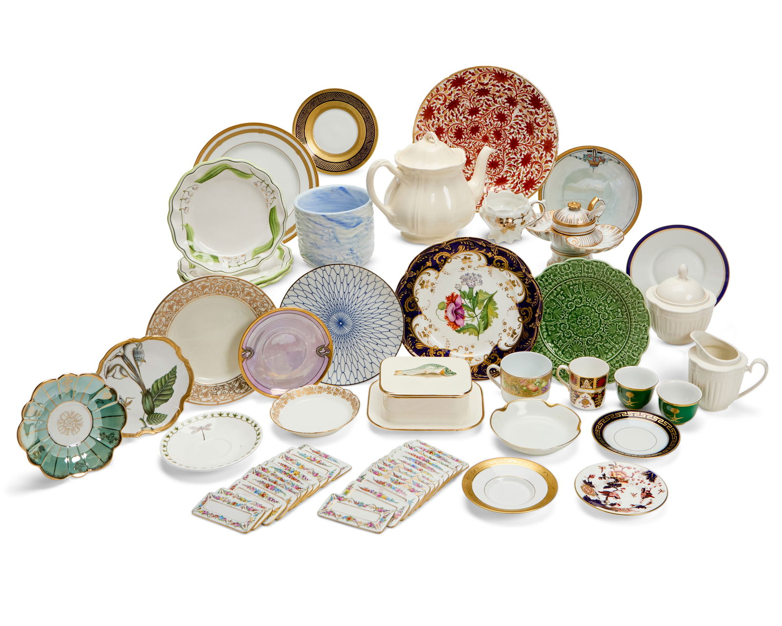 An assorted group of ceramic tableware items (1 of 7)