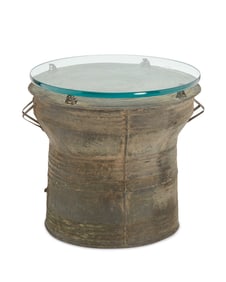 A Dong Son-style rain drum side table