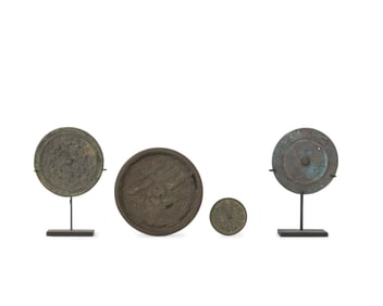 A group of Chinese bronze mirrors