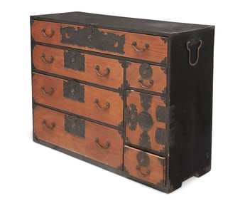 A Japanese tansu chest