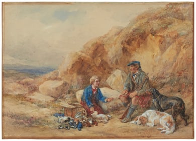 James Hardy II (1832-1889), "Waiting for Lunch"