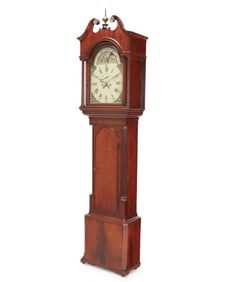 A George III mahogany tall case clock