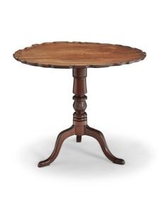 A George III mahogany tilt-top pedestal table