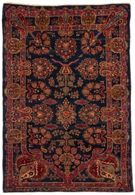 A Fereghan floral prayer rug
