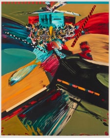 Dan Namingha (b. 1950, Hopi-Tewa), "Hopi Eagle Dance"