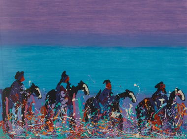Pablo Antonio Milan (1961-2017), "Four Riders"