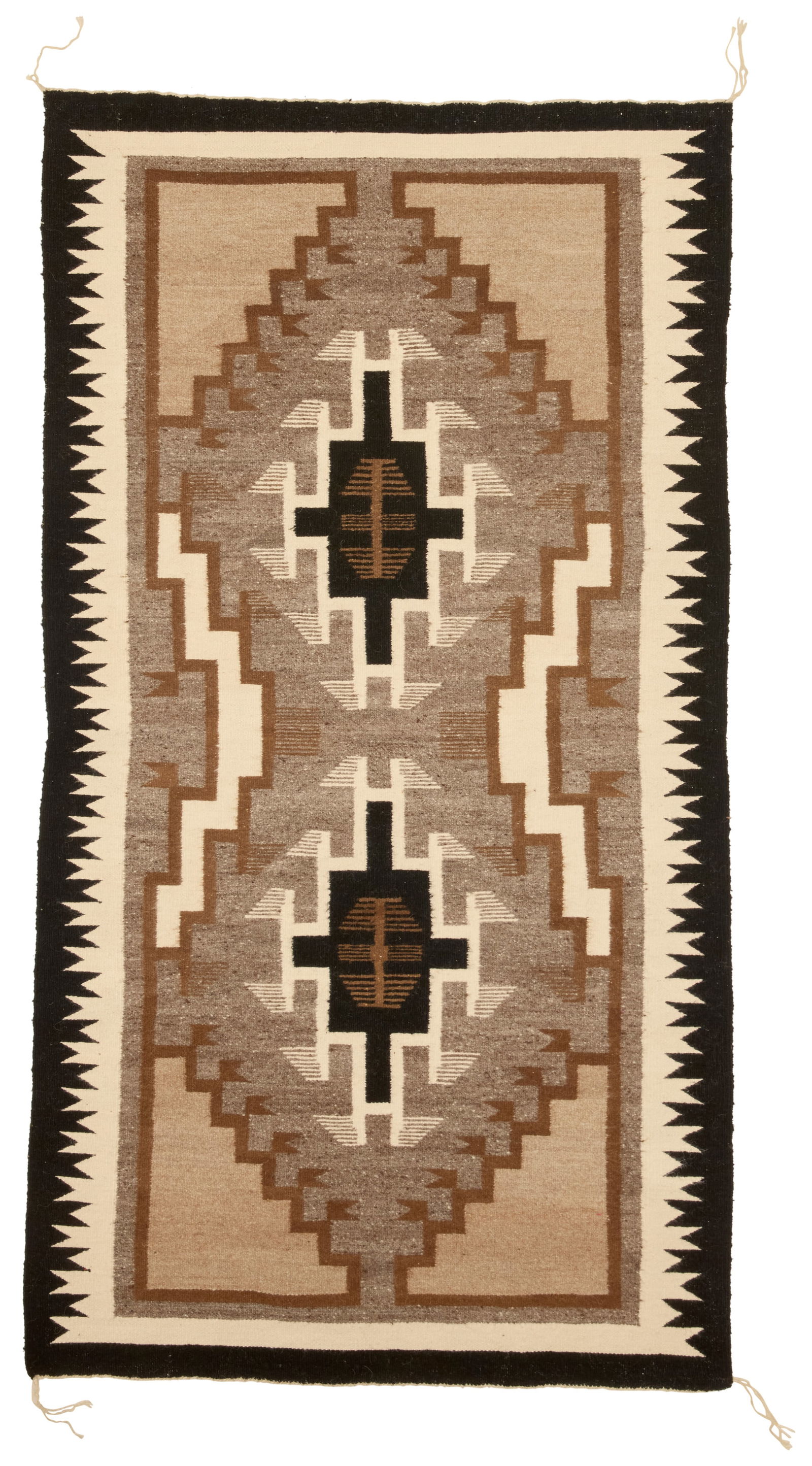 A Navajo Two Grey Hills rug (1 of 3)