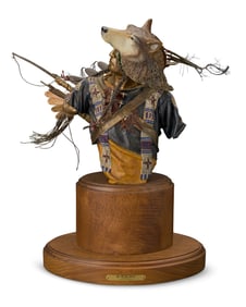Dave McGary (1958-2013), "Eye of the Storm Study" from the "Warrior Series," 1992