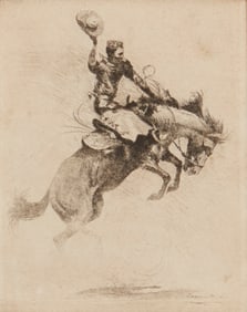 Edward Borein (1872-1945), "Little Bucking Horse"