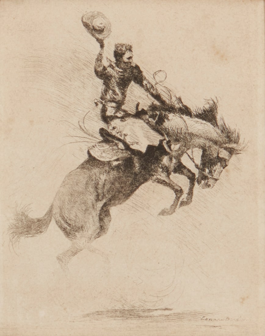 Edward Borein (1872-1945), "Little Bucking Horse" (1 of 5)