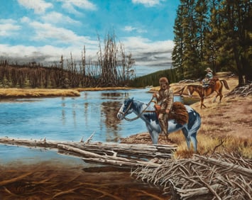 John Peterson (b. 1939), "The Pursuit for Fur," 2007
