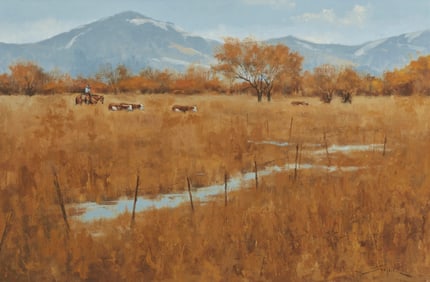 Gabor Svagrik (b. 1970), "Cattle Pasture"