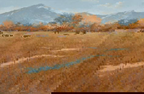 Gabor Svagrik (b. 1970), "Cattle Pasture": Gabor Svagrik(b. 1970)"Cattle Pasture"Oil on canvasSigned lower right: Svagrik20" H x 30" W Provenance:Private Collection, Reno, NV