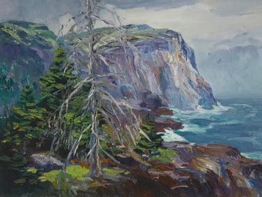 Emil Bisttram (1895-1976), "White Head, Maine," 1925