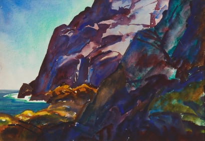 Emil Bisttram (1895-1976), "Maine Coast Series #15," 1927
