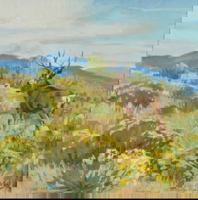 Terri Kelly Moyers (b. 1954), "On the Slopes of Mount Blanca" (Colorado), 2003