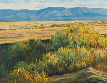 Fred J. Boyce (1923-2023), "Yellow Blooming Foreground"