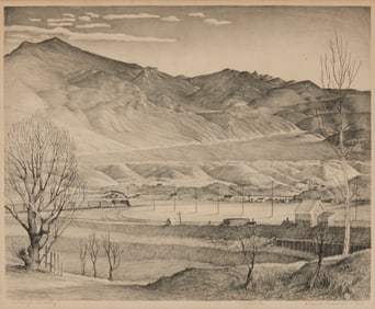 Duard Marshall (1914-2010), "Through the Valley," 1945
