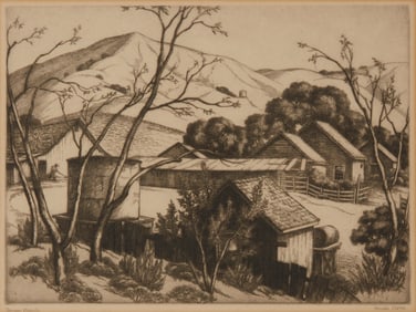 Cornelis Botke (1887-1954), "Canyon Ranch"