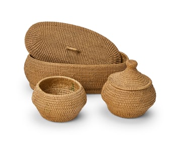 A group of Paiute baskets