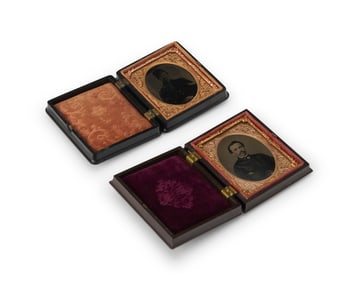 Two Civil War era tintypes