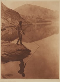 After Edward S. Curtis (1868-1952), "Shores of Walker Lake," plate 534 from "The North American