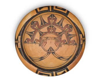 A Hopi yellowware pottery bowl