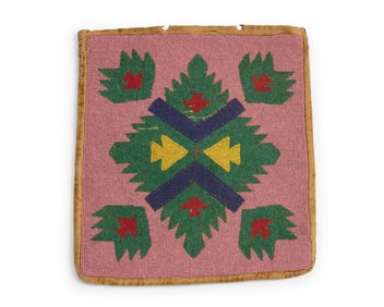 A Plateau beaded bag