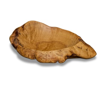 A large Andrew Pearce turned wood centerpiece bowl