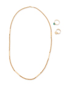 A Group of 14K Gold Jewelry