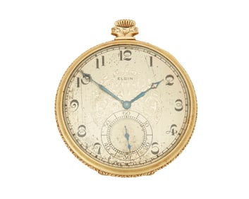 Elgin: A 14K Gold Pocket Watch