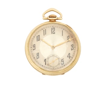 Tissot: A 14K Gold Pocket Watch