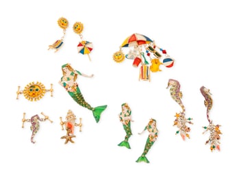 A Group of "Lunch at the Ritz" Costume Jewelry