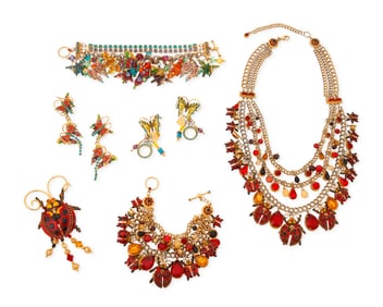 A Group of "Lunch at the Ritz" Costume Jewelry