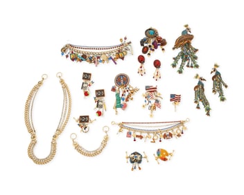 A Large Group of "Lunch at the Ritz" Costume Jewelry