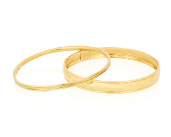Ippolita: Two 18K Gold Bangles