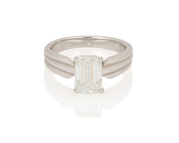 Cartier: A Platinum and Diamond ring