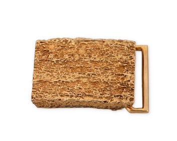 Ruser: A 14K Gold Belt Buckle