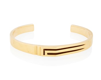 An 18K Gold Cuff Bracelet