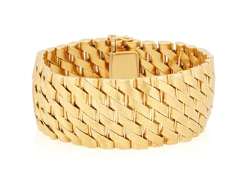 Jacques Feuillebois: An 18K Gold Bracelet