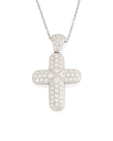 Recarlo: An 18K White Gold and Diamond Cross