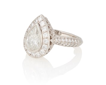 Jack Kelege: A Platinum and Diamond Ring