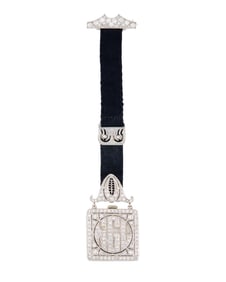 Tiffany & Co.: A Platinum and Diamond Lapel Watch